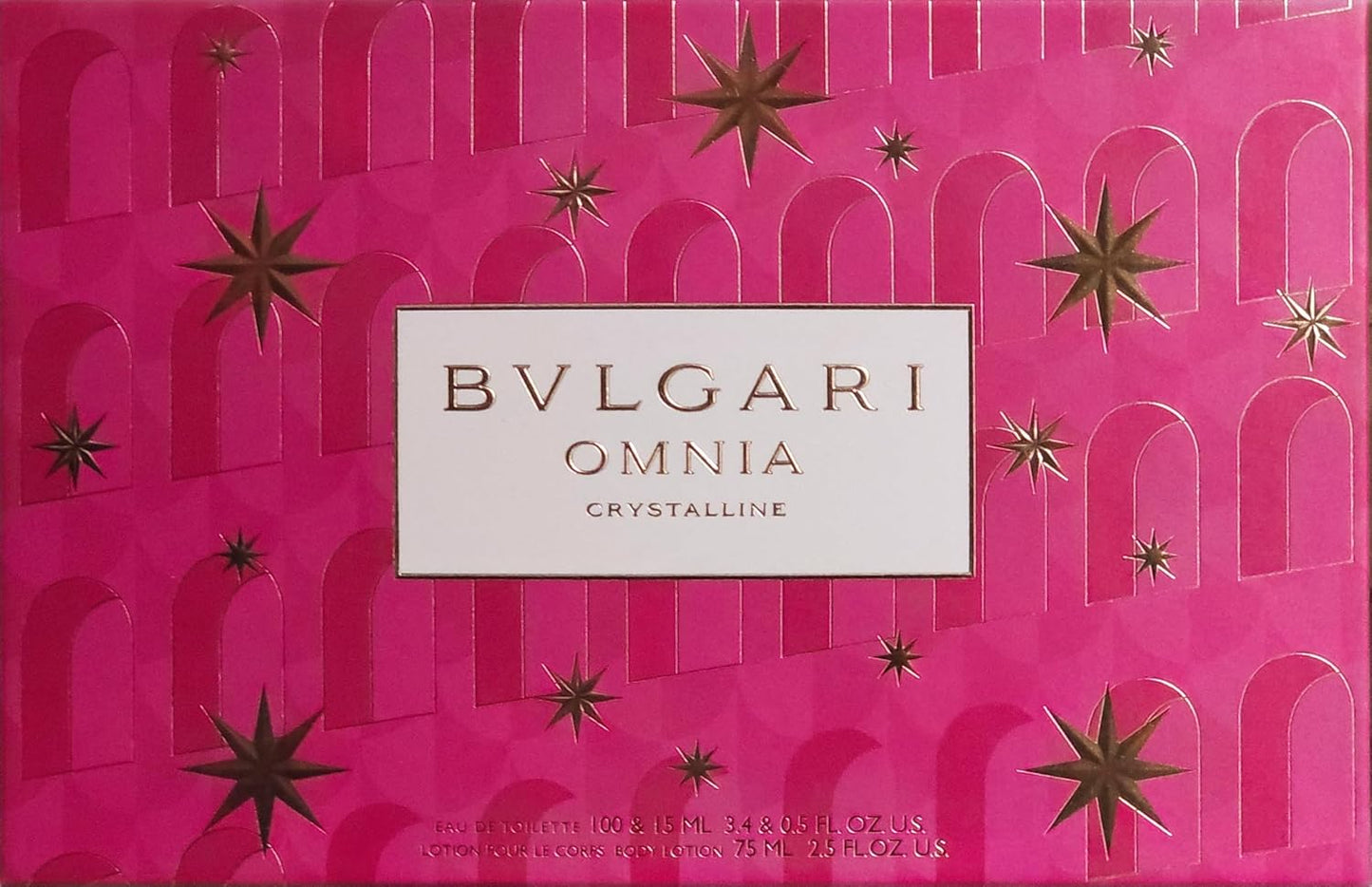 Set Omnia Crystalline Edt Dama Bvlgari 3 pz - Mujer