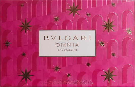Set Omnia Crystalline Edt Dama Bvlgari 3 pz - Mujer