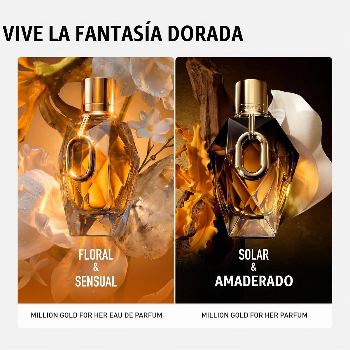 Rabanne Million Gold 90Ml Parfum Spray - Mujer
