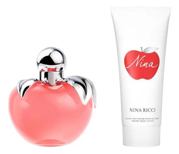 Nina Ricci Set Nina 2Pzs 80Ml Edt Spray/ Body Lotion 75Ml - Mujer