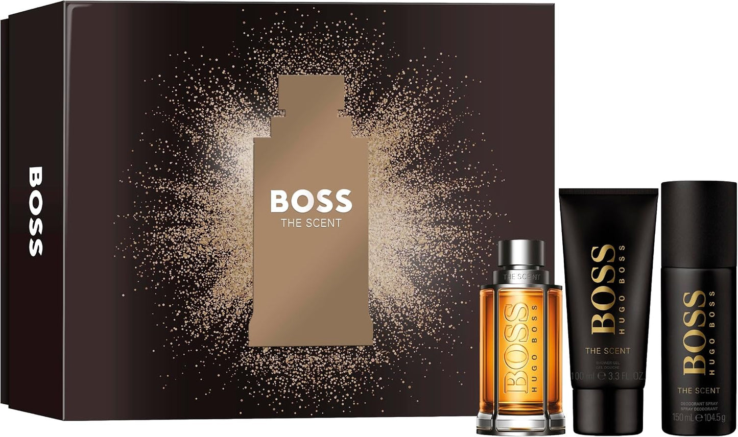 Set Boss The Scent Edt Caballero Hugo Boss 3 Pz - Hombre