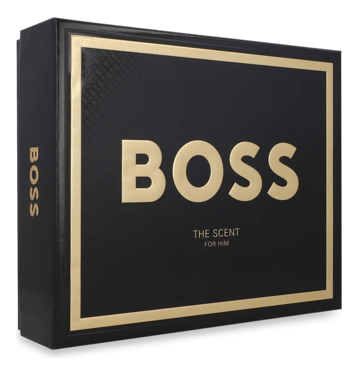 Hugo Boss Set Boss The Scent 3Pzs 100Ml Edt Spray/ Shower Gel 100Ml/ 10Ml Edt Spray - Hombre