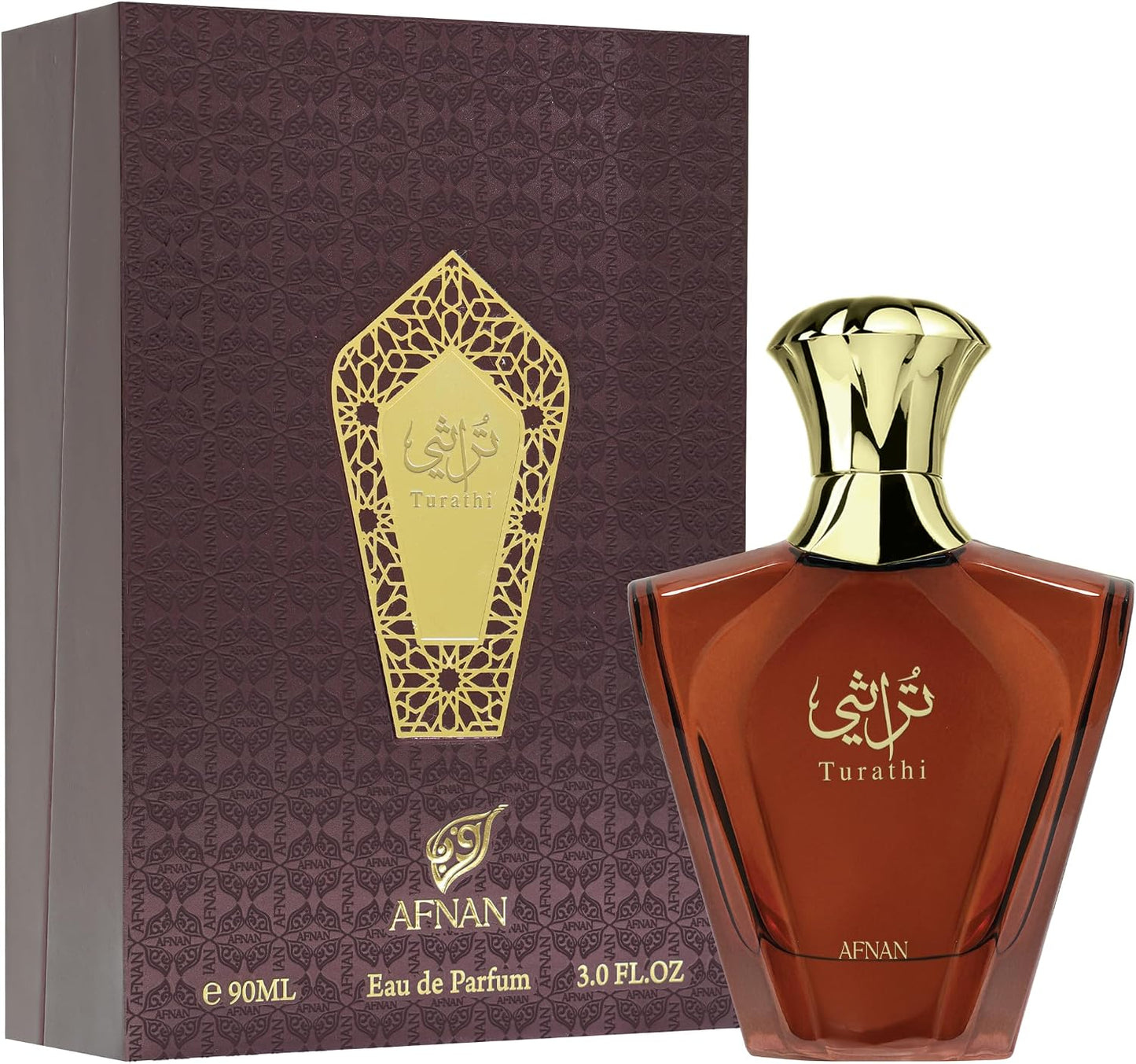 Turathi Brown Caballero Afnan 90 ml Edp Spray - Hombre