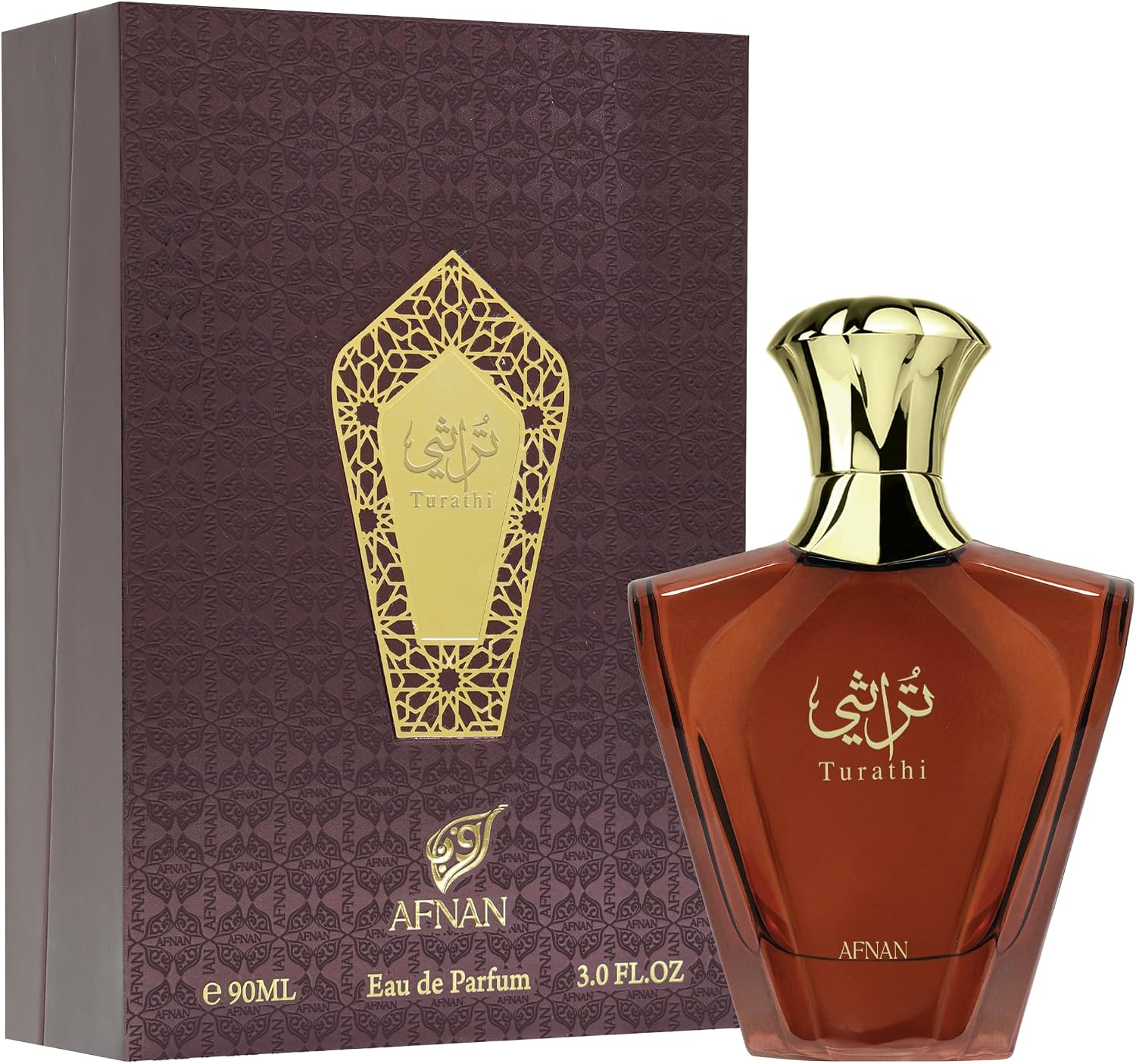Turathi Brown Caballero Afnan 90 ml Edp Spray - Hombre