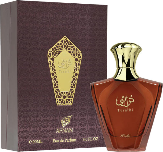 Turathi Brown Caballero Afnan 90 ml Edp Spray - Hombre