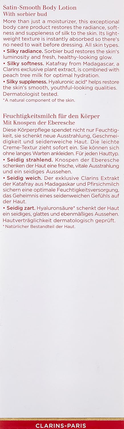 Clarins Locion Corporal Satin Smooth Body Lotion - 200Ml - Mujer