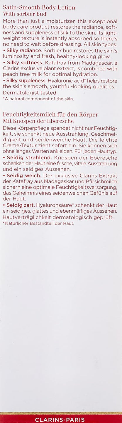 Clarins Locion Corporal Satin Smooth Body Lotion - 200Ml - Mujer