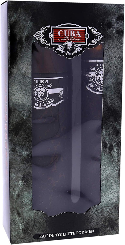 Set Cuba Black Caballero Des Champs 2 Pz (perfume 100 ml + cigar 35 ml) - PriceOnLine