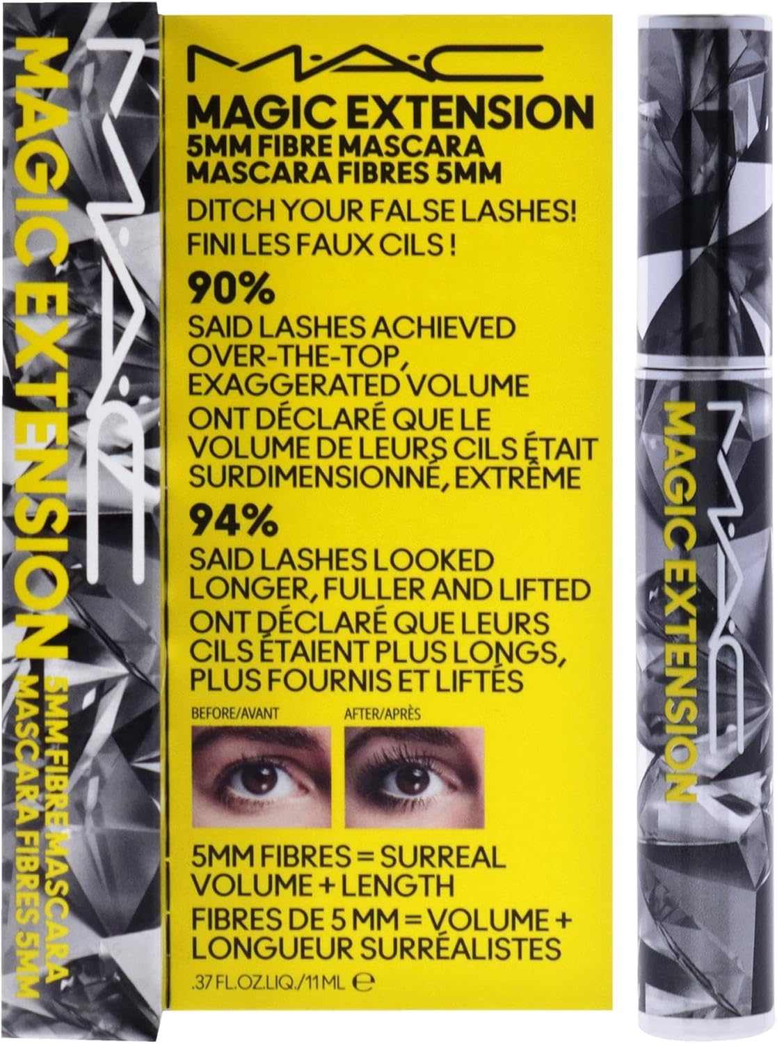 Mascara De Pestañas Magic Extension -Black 11 Ml - Mujer