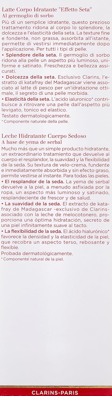 Clarins Locion Corporal Satin Smooth Body Lotion - 200Ml - Mujer
