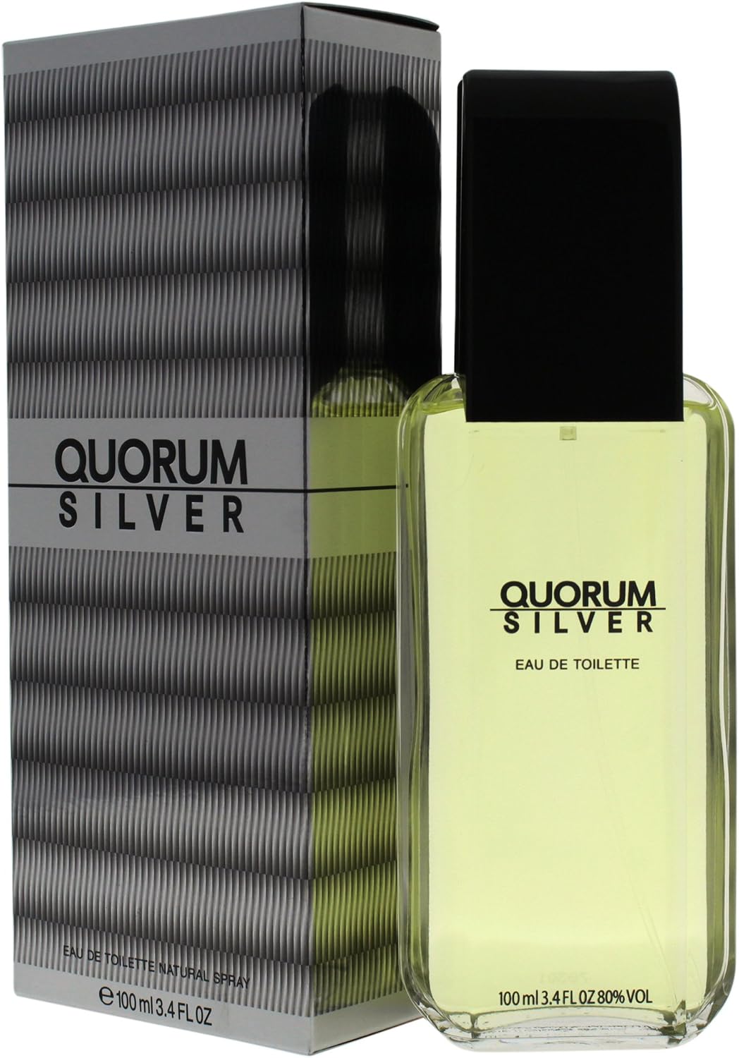 Quorum Silver Caballero Antonio Puig 100 ml Edt Spray - Hombre
