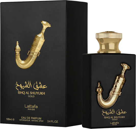 Ishq Al Shuyukh Gold Unisex Lataffa 100 ml Edp Spray