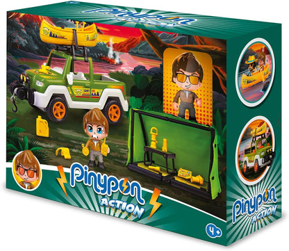 Pinypon Rescate Action Wild Life Pick Up Con Canoa Famosa