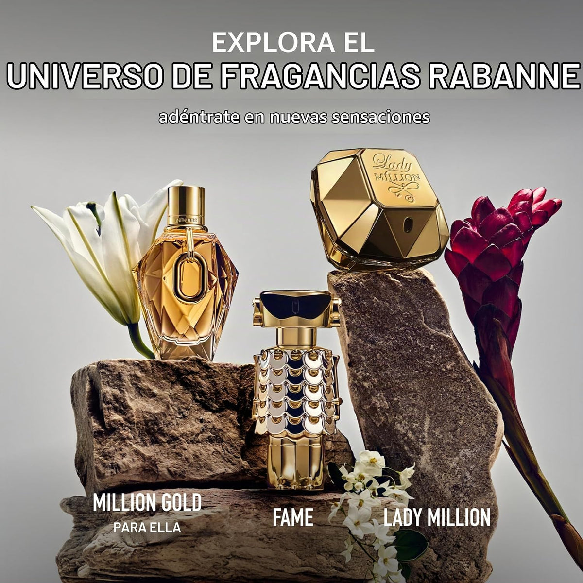 Rabanne Million Gold 90Ml Parfum Spray - Mujer