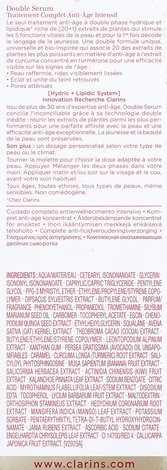 Hidratante Double Serum - Tratamiento Intensivo Antiedad - 50Ml - Mujer