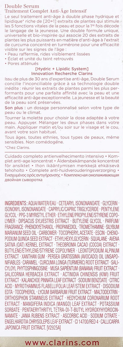 Hidratante Double Serum - Tratamiento Intensivo Antiedad - 50Ml - Mujer