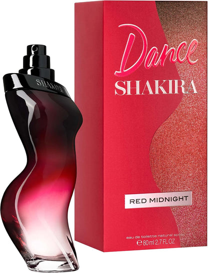 Dance Red Midnight Dama Shakira 80 ml Edt Spray - Mujer