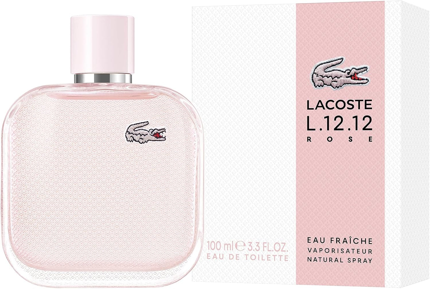 Eau De Lacoste L.12.12 Rose Eau Fraiche Dama Lacoste 100 ml Edt Spray - Mujer