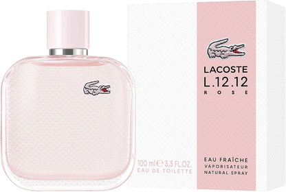 Eau De Lacoste L.12.12 Rose Eau Fraiche Dama Lacoste 100 ml Edt Spray - Mujer