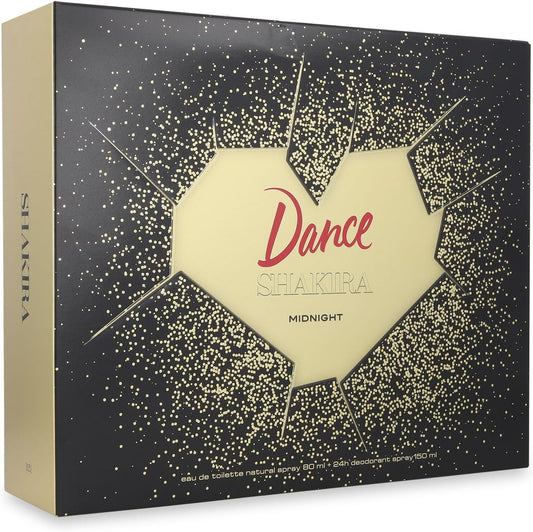 Set Shakira Dance Midnight 2Pz 80Ml Edt Spray - Mujer