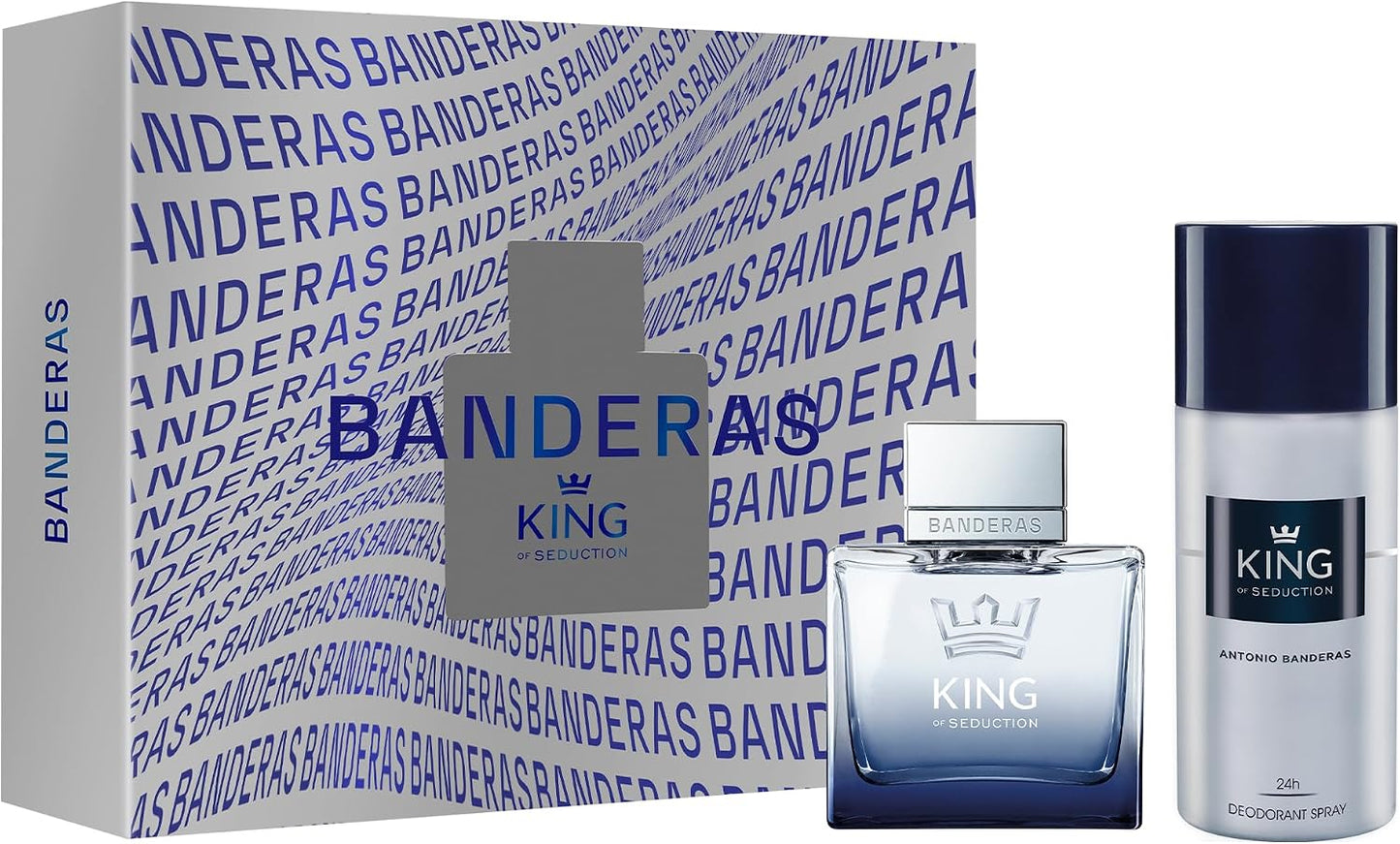 Set Banderas King Of Seduction 2Pzs 100Ml Edt Spray/ Desodorante 150Ml Spray Banderas - Hombre