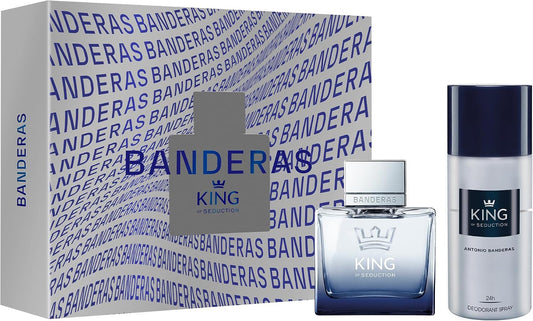 Set Banderas King Of Seduction 2Pzs 100Ml Edt Spray/ Desodorante 150Ml Spray Banderas - Hombre