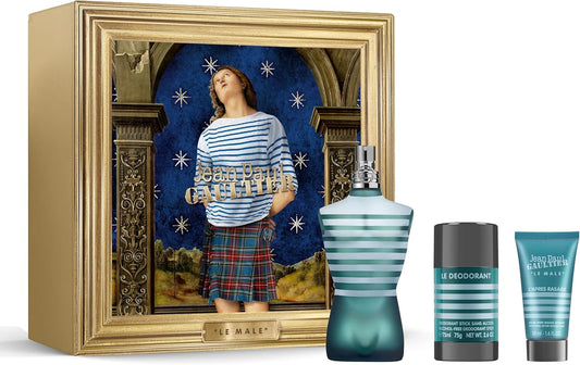 Set Jean Paul Gaultier Le Male 3Pzs 125Ml Edt Spray/ After Shave 50Ml/ Desodorante Stick 75G Hombre
