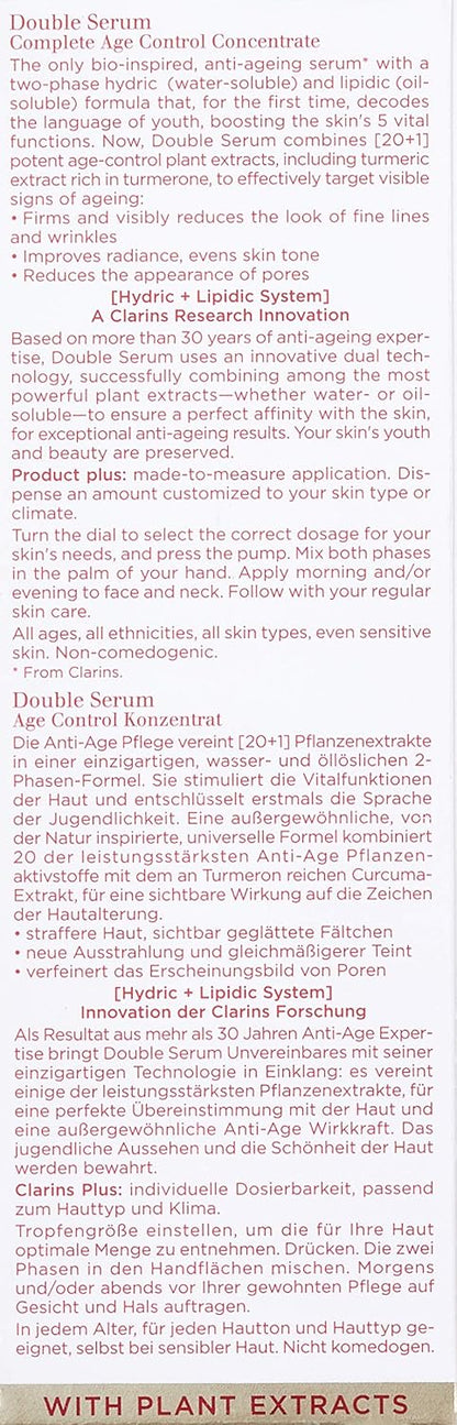 Hidratante Double Serum - Tratamiento Intensivo Antiedad - 50Ml - Mujer
