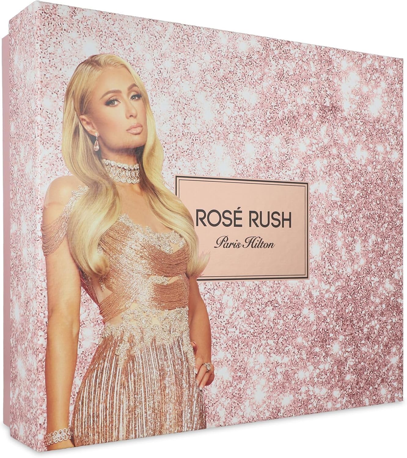 Set Paris Hilton Rose Rush 4Pzs 100Ml Edp Spray/ Body Lotion 90Ml/ Shower Gel 90Ml/ 10Ml Edp Spray Para Mujer
