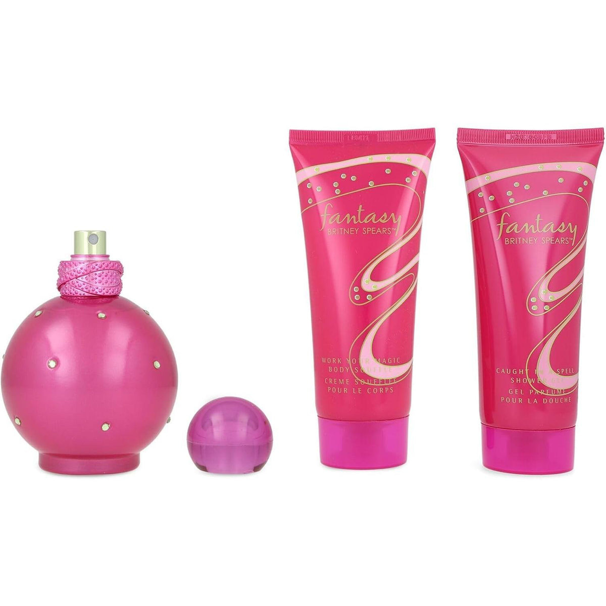 Set Britney Spears Fantasy 3Pzs 100Ml Edp Spray/ Shower Gel 100Ml/ Crema Corporal 100Ml - Mujer