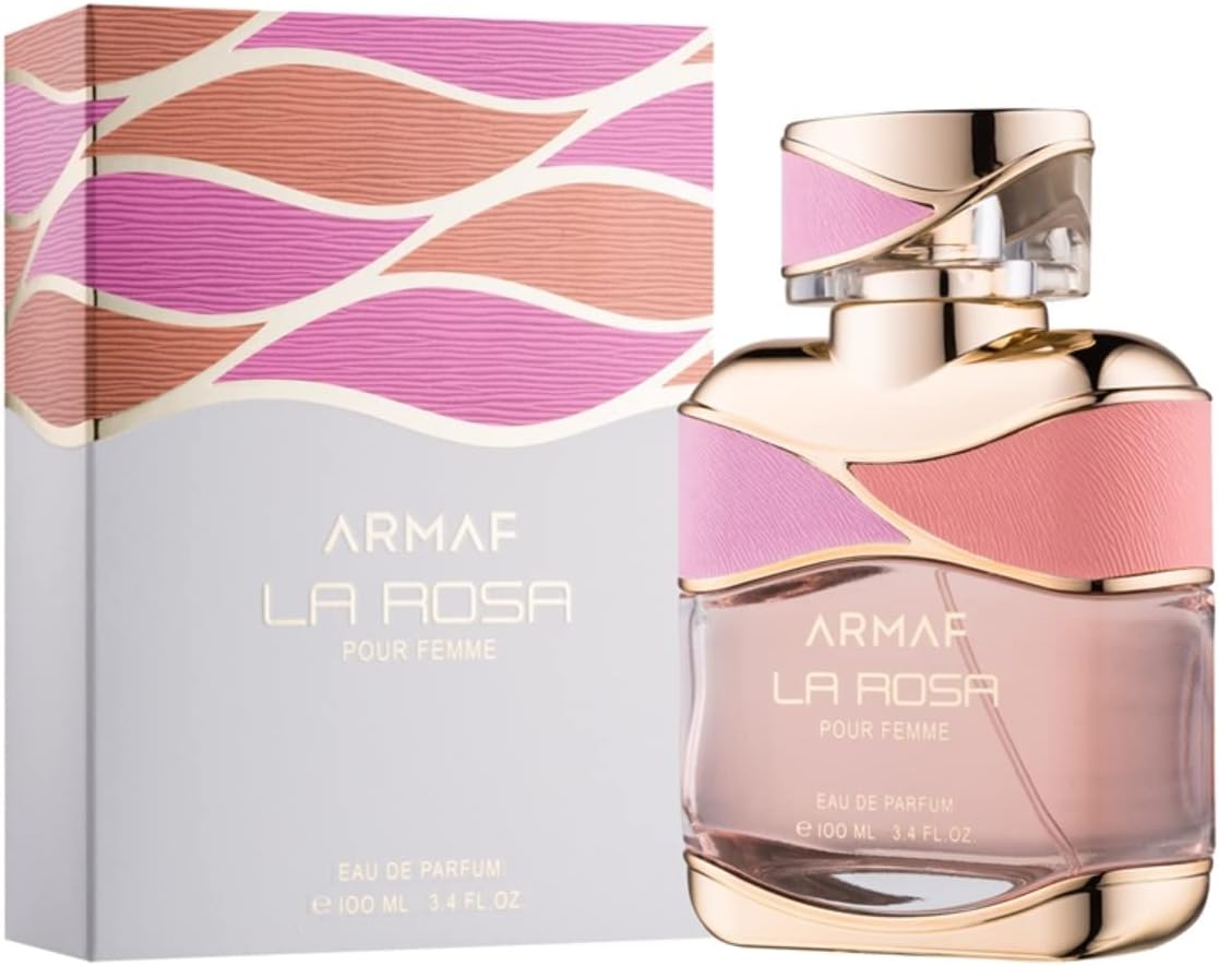 Armaf La Rosa 100 ml EDP Spray para Mujer Fragancia Floral con Notas de Pera y Bergamota Lanzada en 2016
