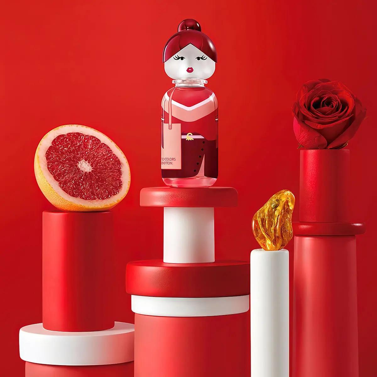 Set Sisterland Red Rose Benetton 2 pz - Mujer