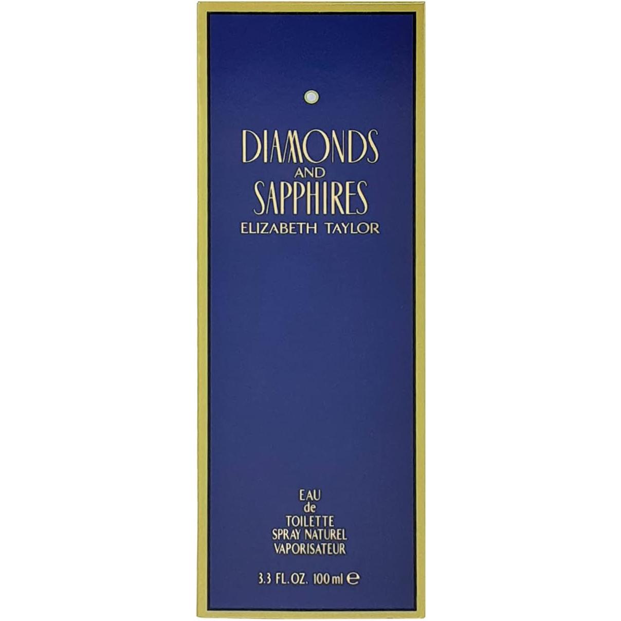 Diamonds and Sapphires Elizabeth Taylor 100 Edt Spray - Mujer