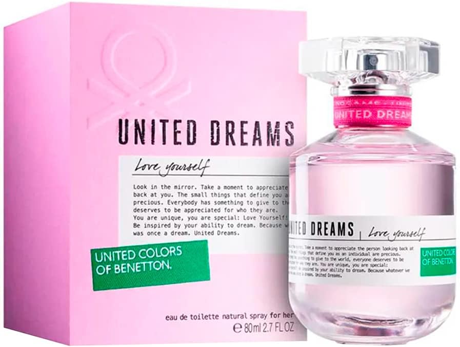 United Dreams Love Yourself Dama Benetton 80 ml Edt Spray - Mujer