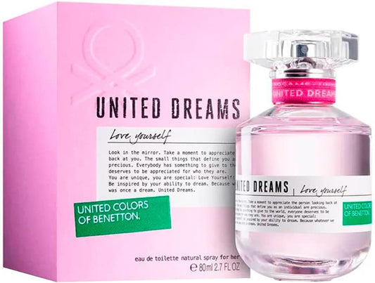United Dreams Love Yourself Benetton 80 ml Edt Spray - Mujer