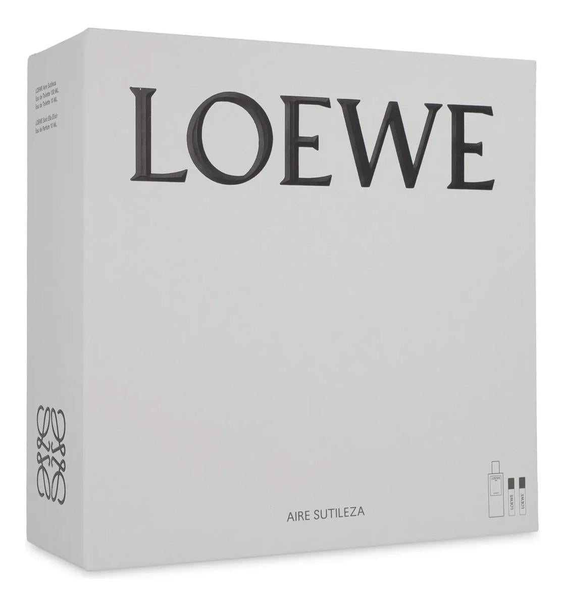 Set Loewe Aire Sutileza 3Pzs 100Ml Edt Spray/ 10Ml Edt Spray/ Solo Ella Elixir 10Ml Edp Spray - Mujer