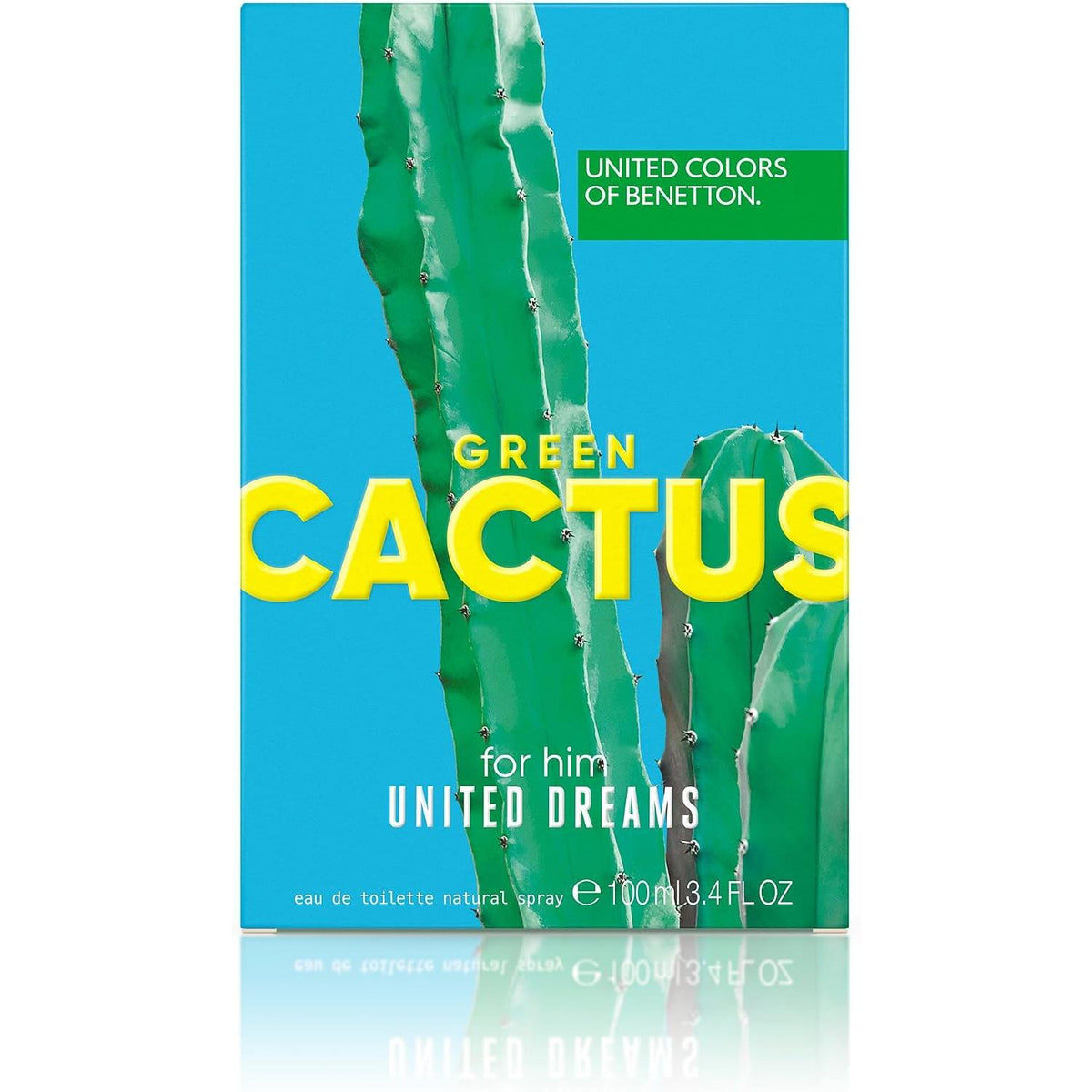 Benetton Benetton Green Cactus For Him 100Ml Edt Spray - Hombre