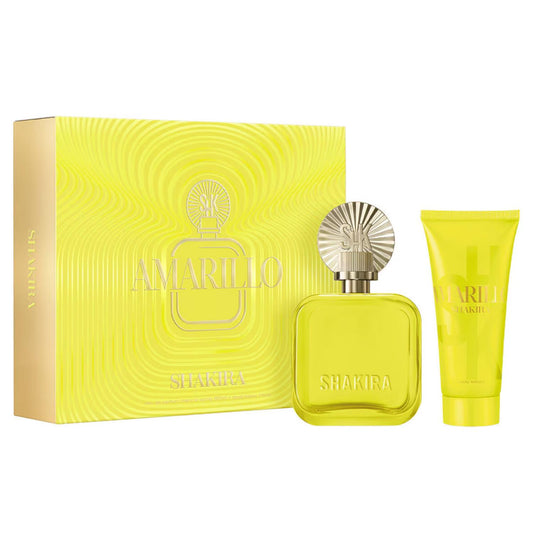 Set Shakira Amarillo 2Pzs 80Ml Edp Spray/ Body Lotion 75Ml - Mujer