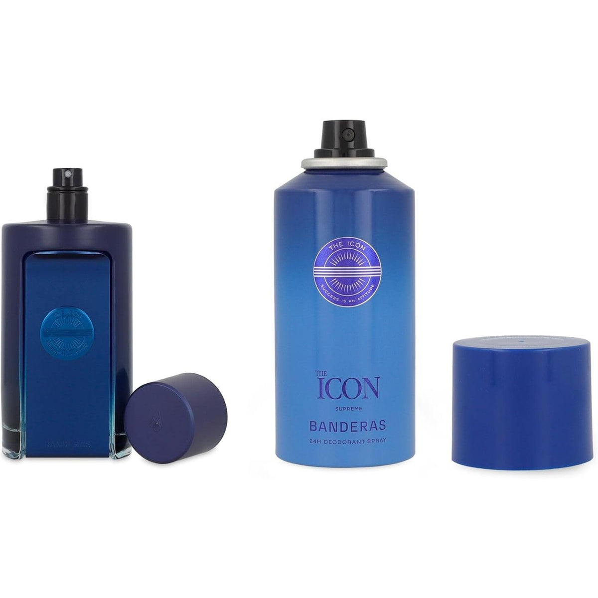 Set Banderas The Icon Supreme 2Pzs 100Ml Edp Spray/ Desodorante 150Ml Spray - Hombre