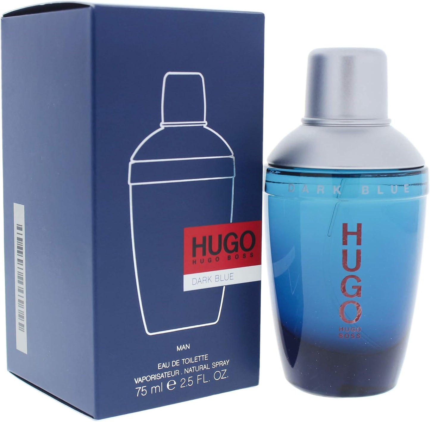 Hugo Boss Dark Blue 75ml Edt Spray para Hombre Fragancia Oriental Especiada con Notas de Naranja y Jengibre