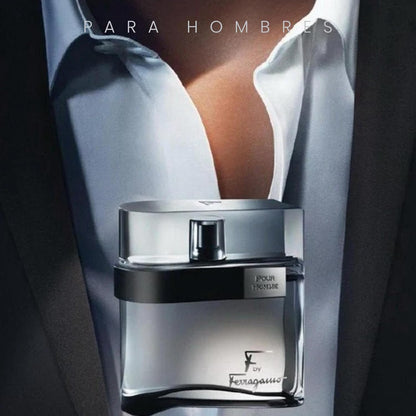 F By Ferragamo Black Caballero Salvatore Ferragamo 100 ml Edt Spray - Hombre