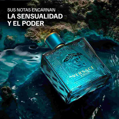 Versace Eros Caballero 100 ml Edp Spray para Hombre - Fragancia Masculina de Alta Calidad