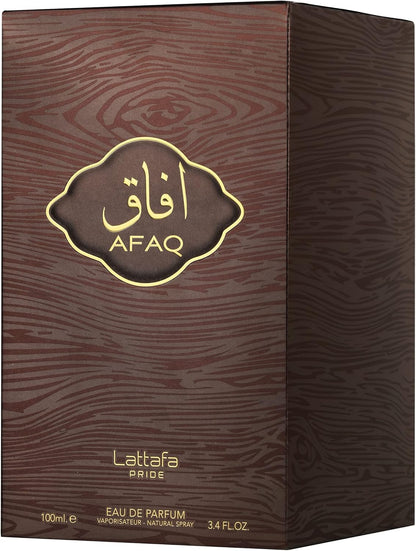 Lattafa Afaq 100Ml Edp Spray - Perfume Unisex de Alta Calidad para Hombres y Mujeres