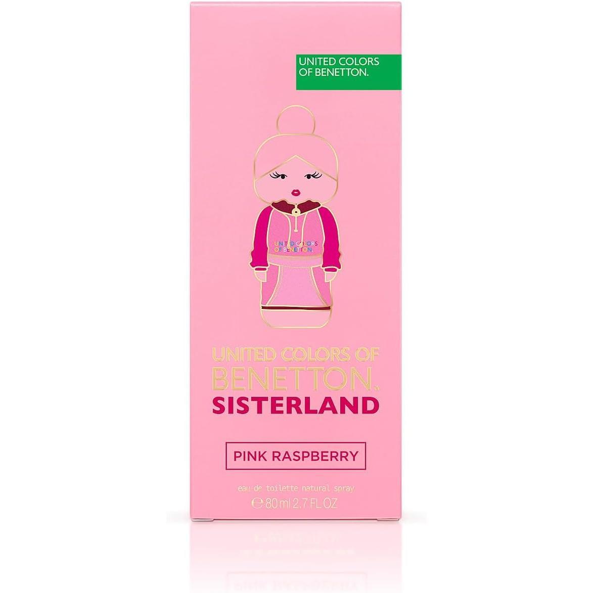Sisterland Pink Raspberry Benetton 80 ml Edt Spray - Mujer