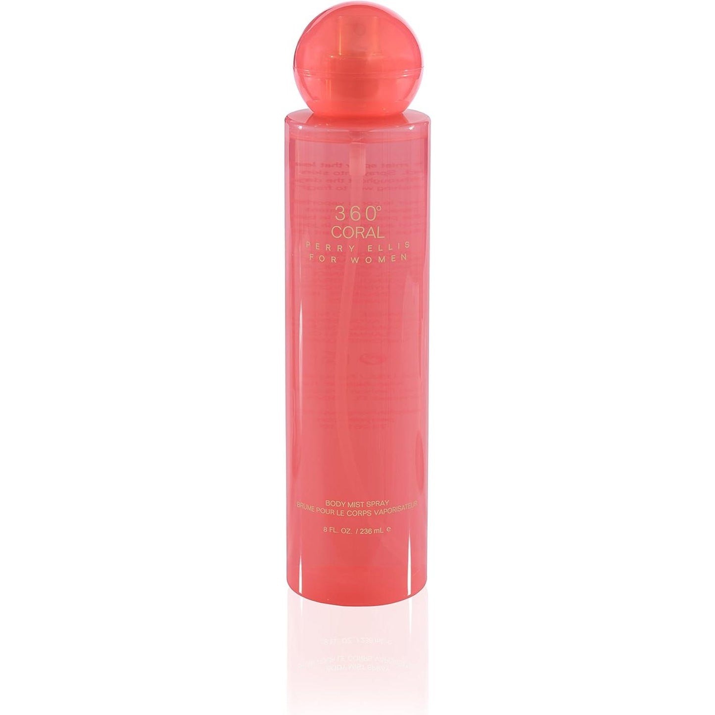360 Coral Perry Ellis 236 ml Body Mist Spray - Mujer