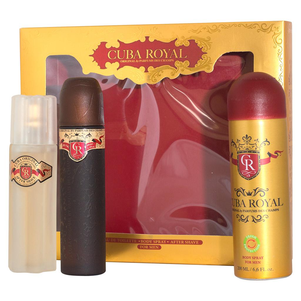 Set Cuba Royal For Men Des Champs 3 Pz - Hombre
