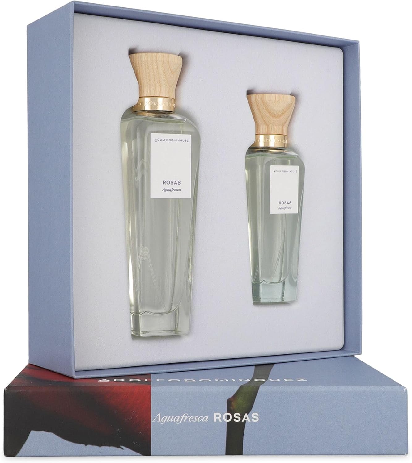 Set Adolfo Dominguez Agua Fresca De Rosas 2Pzs 120Ml Edt Spray/ 60Ml Edt Spray - Mujer