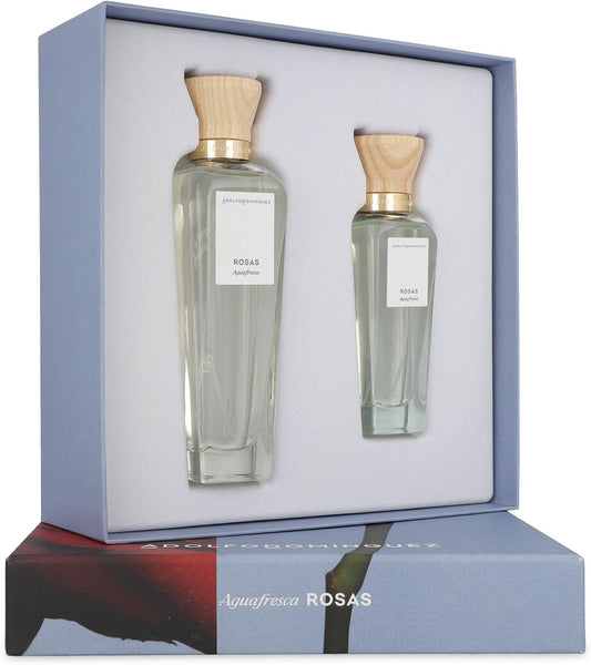 Set Adolfo Dominguez Agua Fresca De Rosas 2Pzs 120Ml Edt Spray/ 60Ml Edt Spray - Mujer