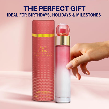 360 Coral Perry Ellis 100 ml Edp Spray - Mujer