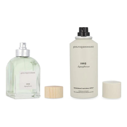 Set Adolfo Dominguez Agua Fresca 2Pz 120Ml Edt Spray - Hombre
